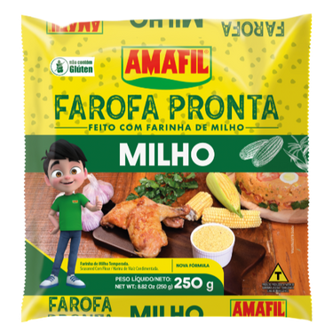 Farofa de Milho 250g - Amafil